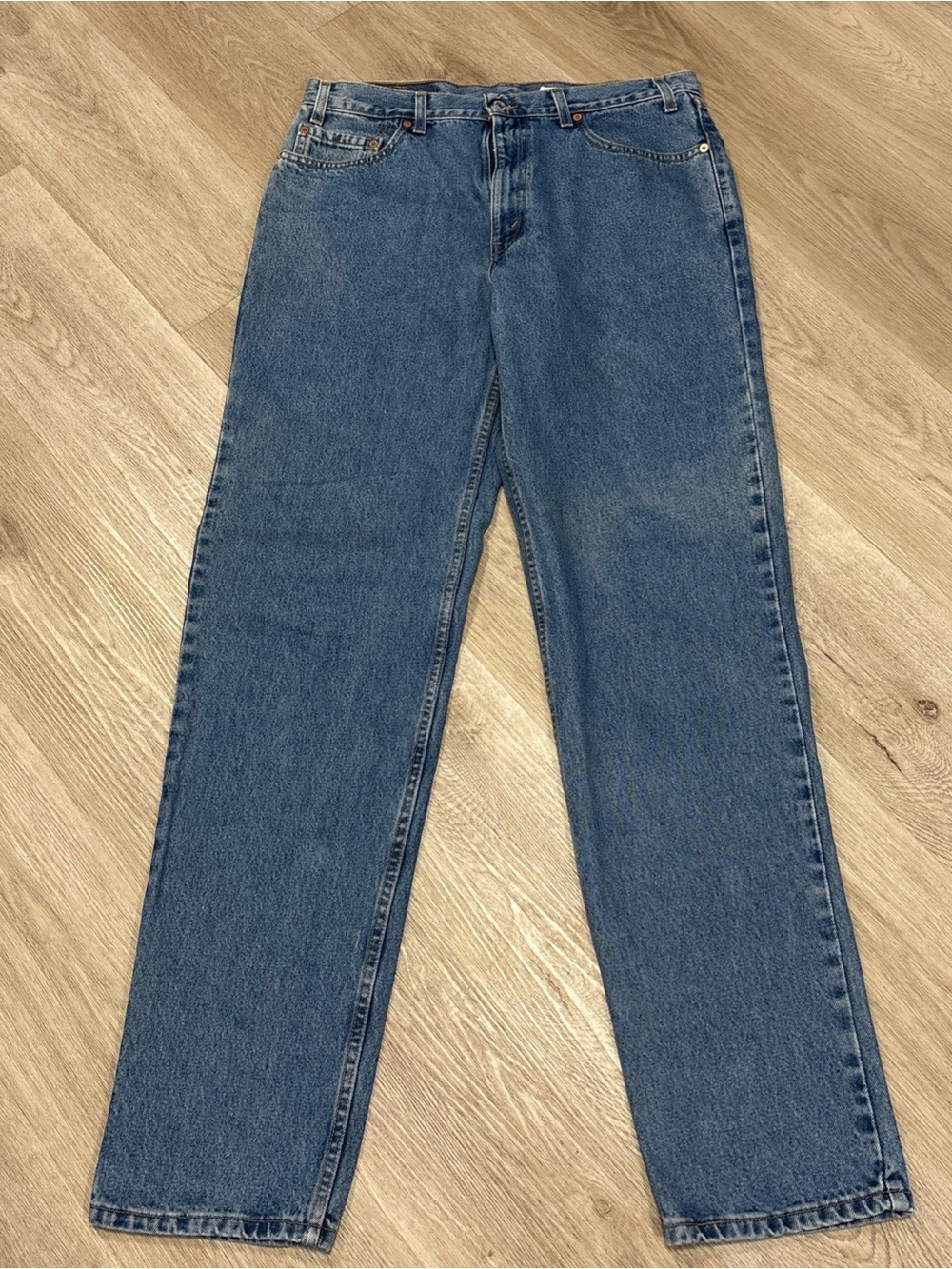 Vintage 90s Levi’s 550 Denim Blue Jeans Size 36x36 Made In USA Medium Wash